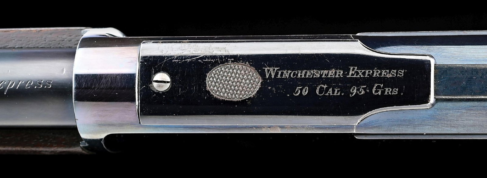 (A) TREMENDOUS WINCHESTER 1876 .50 EXPRESS LEVER ACTION RIFLE WITH FACTORY LETTER. - 8