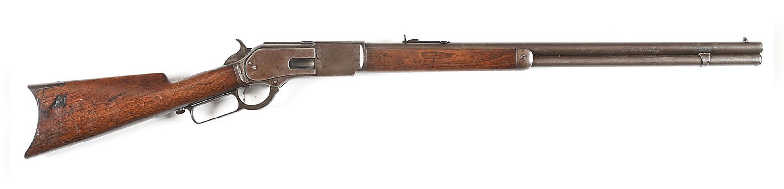 (A) WINCHESTER 1876 LEVER ACTION RIFLE IN DESIRABLE .50-95 CHAMBERING. (1 of 13)