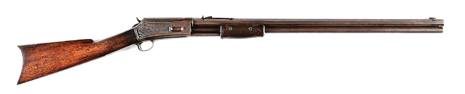 (A) VERY EARLY COLT LARGE FRAME LIGHTNING SLIDE ACTION RIFLE SERIAL NUMBER 7. (1 of 8)