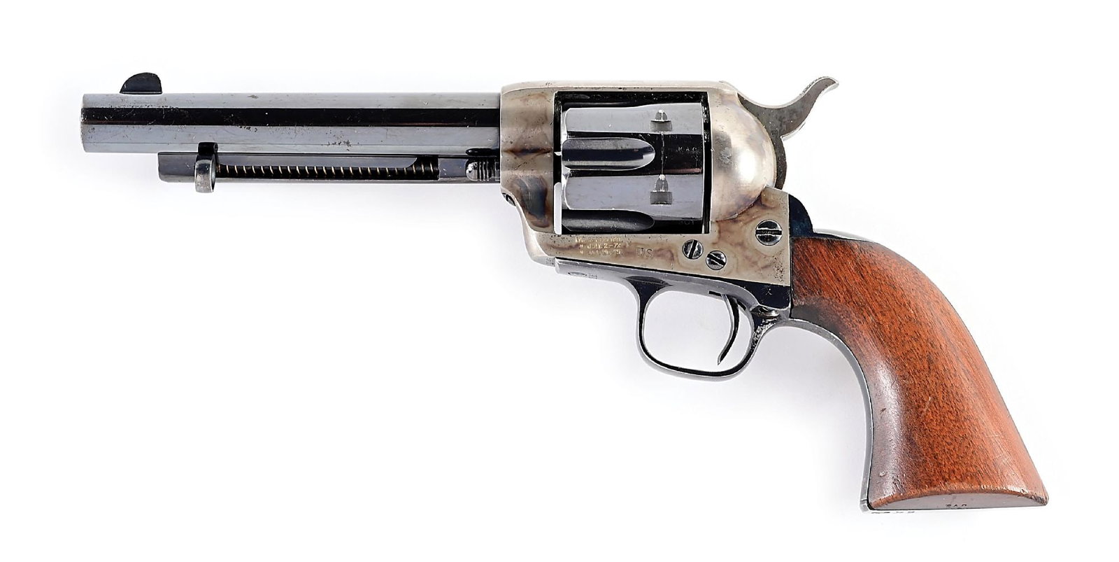 (A) DOCUMENTED COLT MODEL 1873 ARTILLERY .45 COLT SINGLE ACTION REVOLVER. (1 of 13)