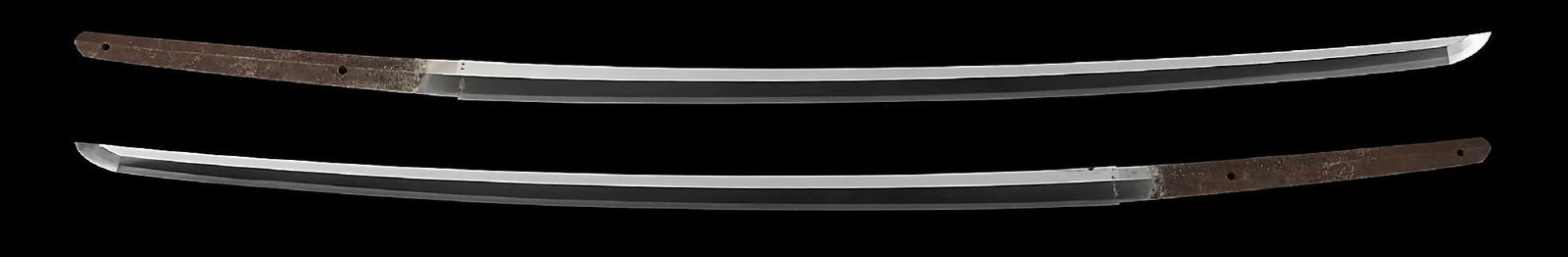 HISTORICALLY IMPORTANT BAKUMATSU PERIOD KINNOTO KATANA WITH TOKUBETSU KICHO PAPERS FOR BLADE AND: This sword was made at the height of the chaos of the Bakumatsu period. It began when Commodore Perry arrived in Japan to force the opening of the traditionally isolationist Tokugawa Shogunate, and ra