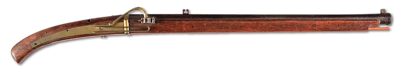 (A) JAPANESE TANEGASHIMA MATCHLOCK RIFLE OF SAMURAI SIZE. (1 of 7)