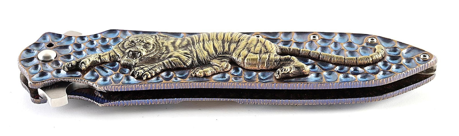 KORTH CUTLERY LARGE PROTOTYPE FOLDING DAGGER. - 6