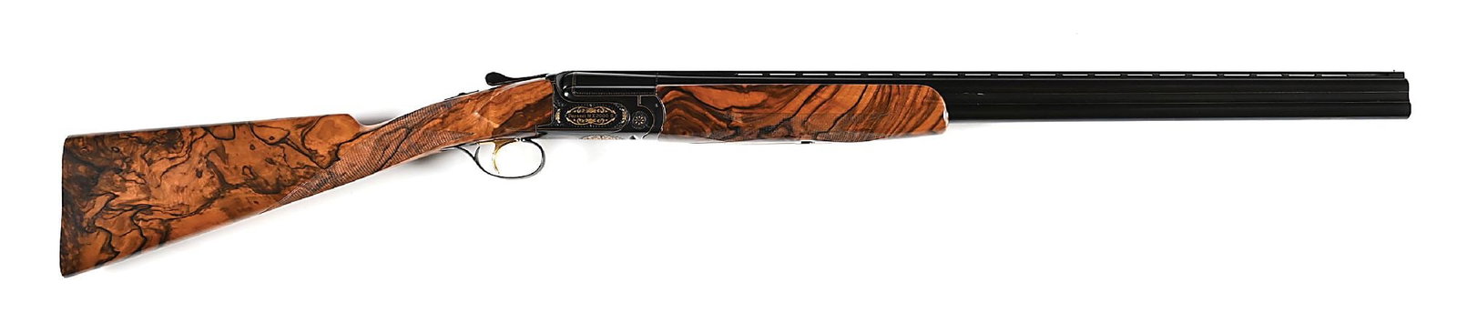 (M) MAGNIFICENT GOLD INLAID AND ENGRAVED 20 GAUGE PERAZZI MX2000 S SHOTGUN IN FIELD CONFIGURATION, (1 of 8)