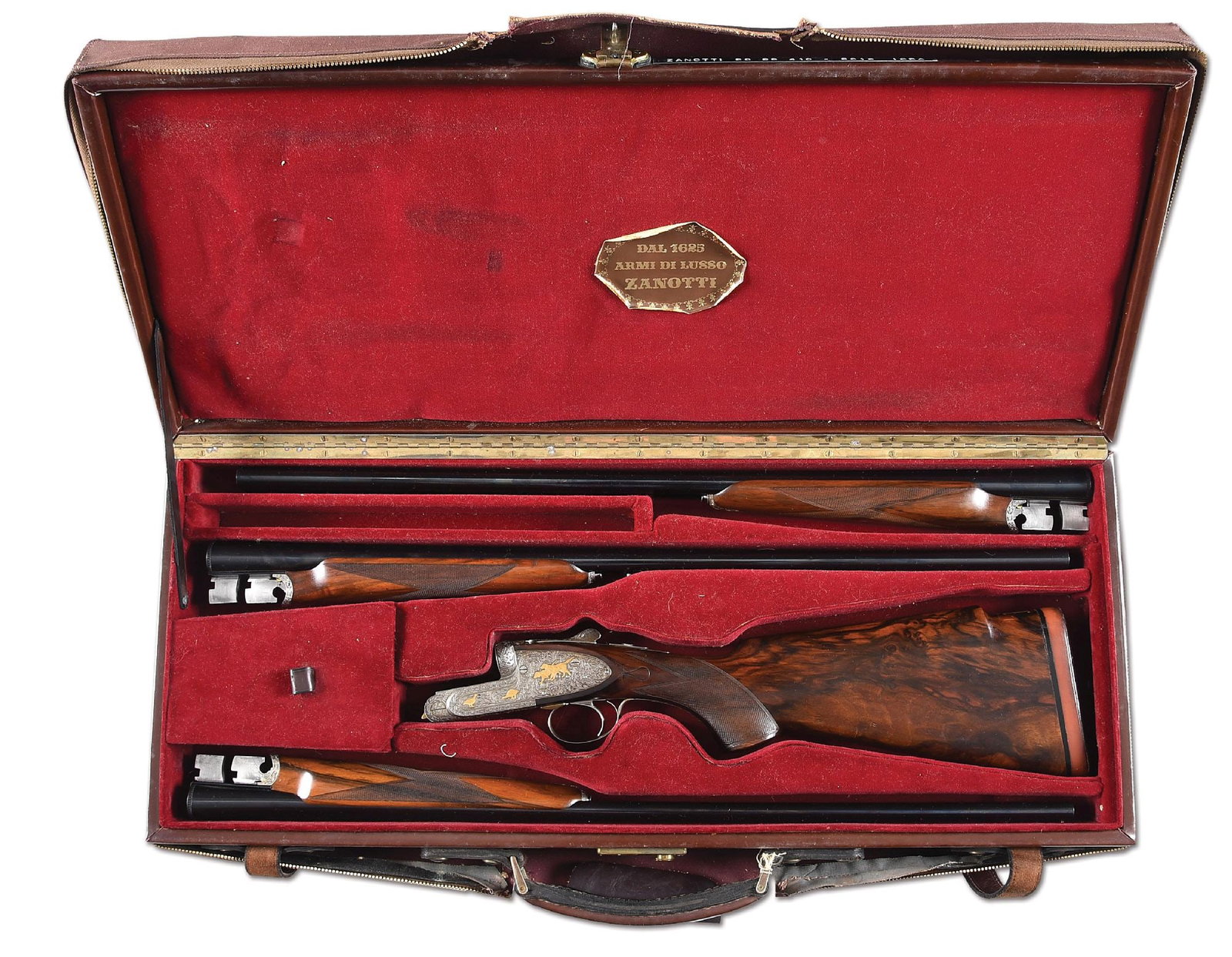 (M) ARMI DI LUSSO ZANOTTI SIDELOCK SIDE BY SIDE SHOTGUN. (1 of 19)