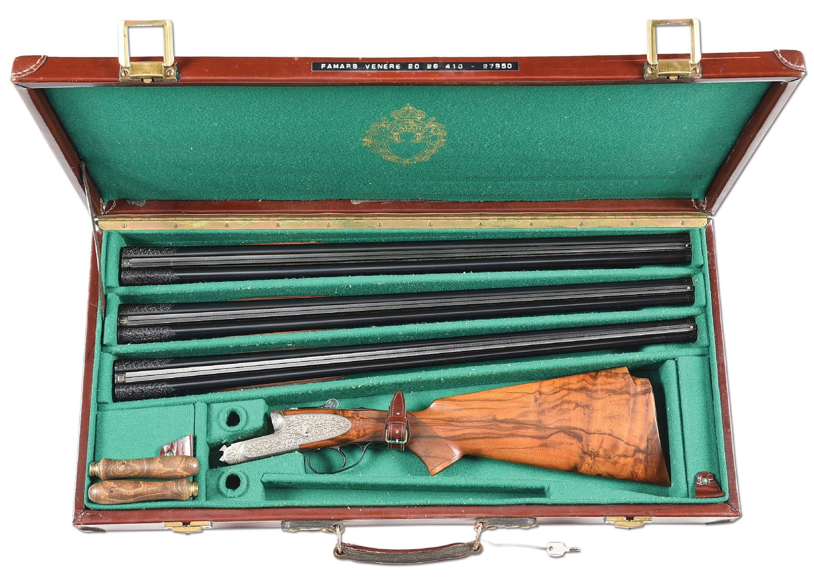 (M) FAMARS 3 BARREL SET SIDE BY SIDE SHOTGUN WITH CASE. (1 of 20)