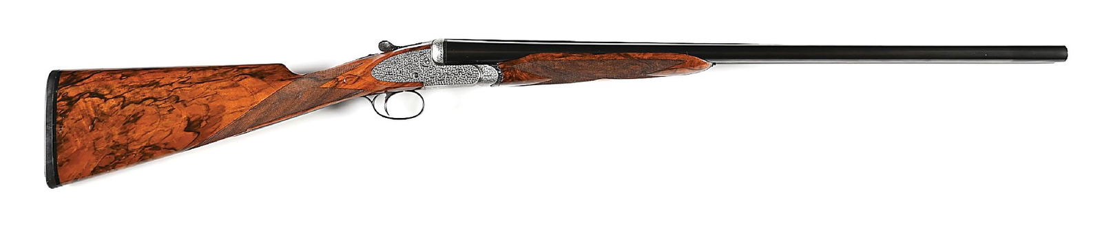 (M) FRANCHI SLE 12 BORE SIDE BY SIDE SHOTGUN. (1 of 10)