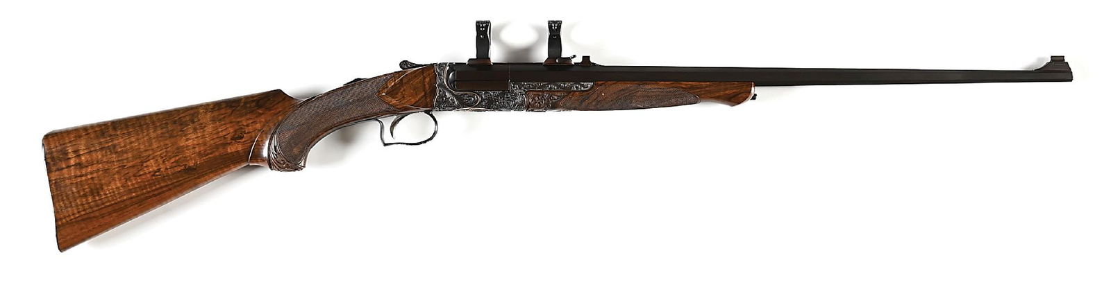 (M) BRADSHAW 7MM MAUSER BREAK ACTION RIFLE. (1 of 8)