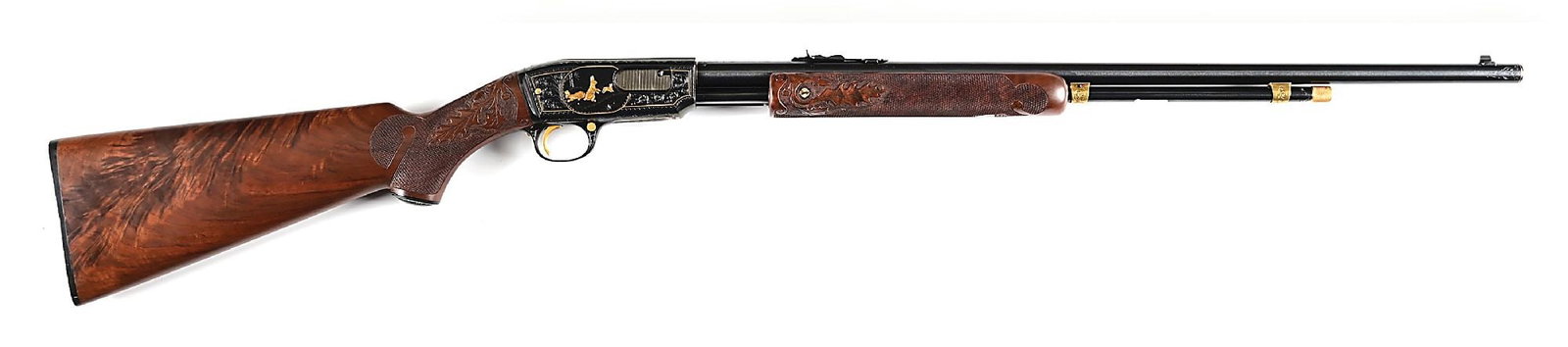 (C) NICK KUSMIT ENGRAVED WINCHESTER MODEL 61 .22 RF SLIDE ACTION RIFLE. (1 of 11)