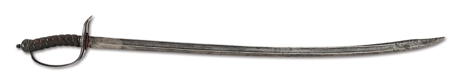 REVOLUTIONARY WAR BRITISH HORSEMAN'S SABER WITH "GR" AND GILL MARKED BLADE. (1 of 12)