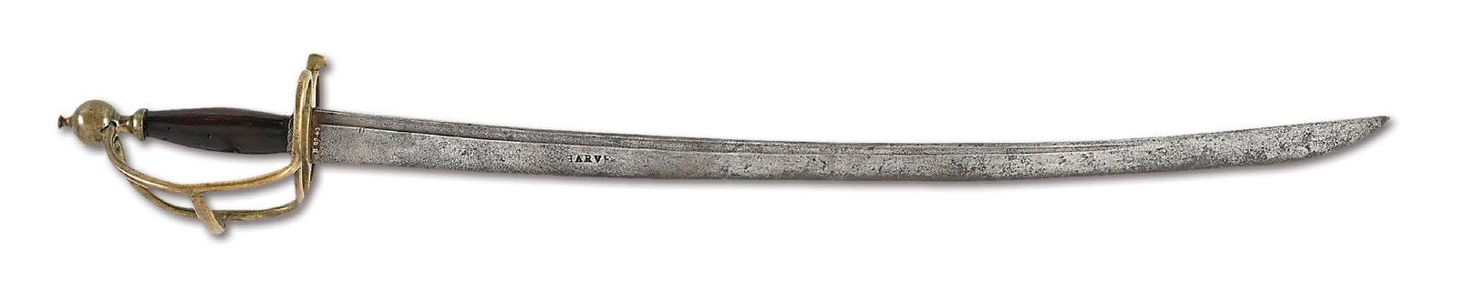 BRITISH GRENADIER HANGER BY SAMUEL HARVEY, EX. ERIK GOLDSTEIN COLLECTION. (1 of 11)