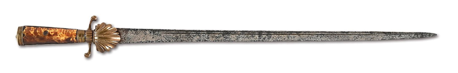 PRE REVOLUTIONARY WAR EUROPEAN HUNTING SWORD. (1 of 10)