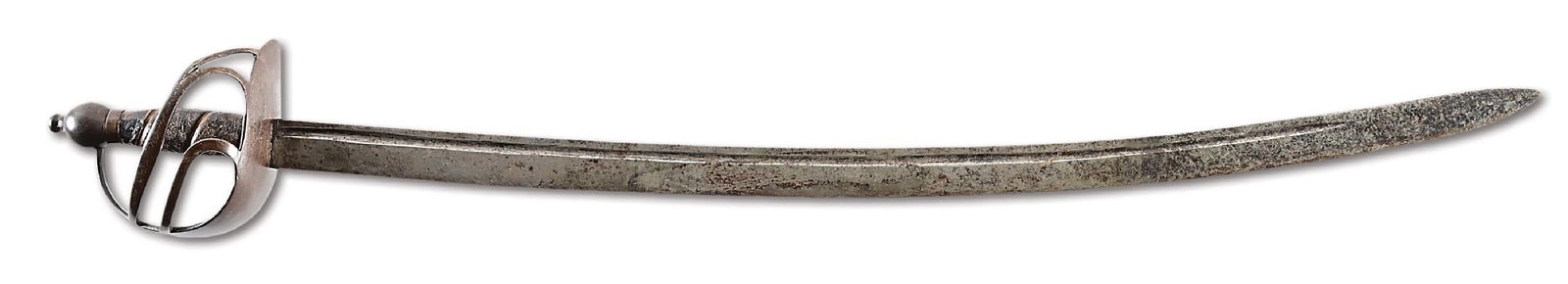 PUBLISHED AMERICAN IRON HILTED HORSEMAN'S SABER, EX. GEORGE NEUMANN COLLECTION (1 of 8)