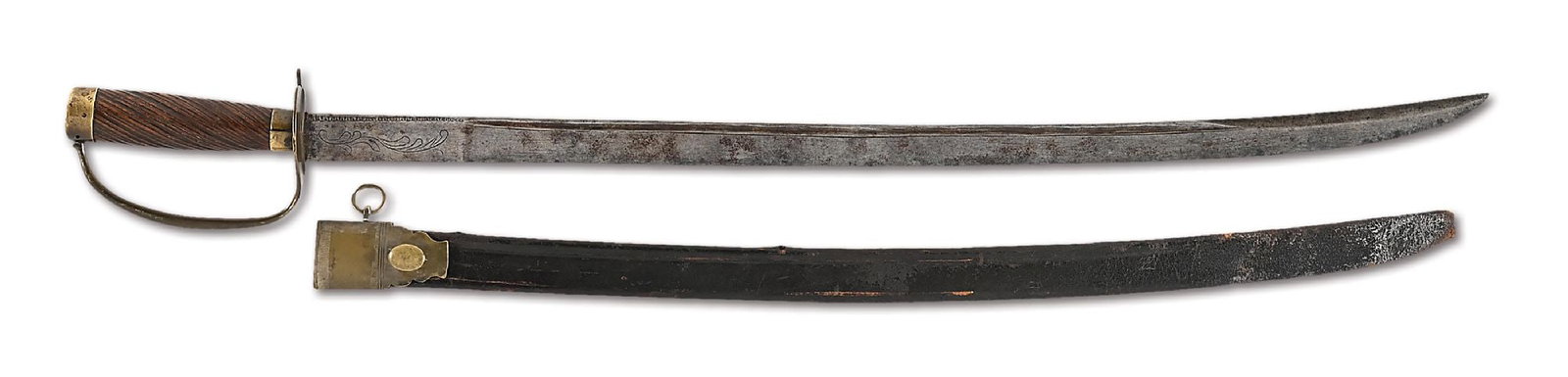 AMERICAN RIFLEMAN'S SWORD OR SHORT SABER. (1 of 10)