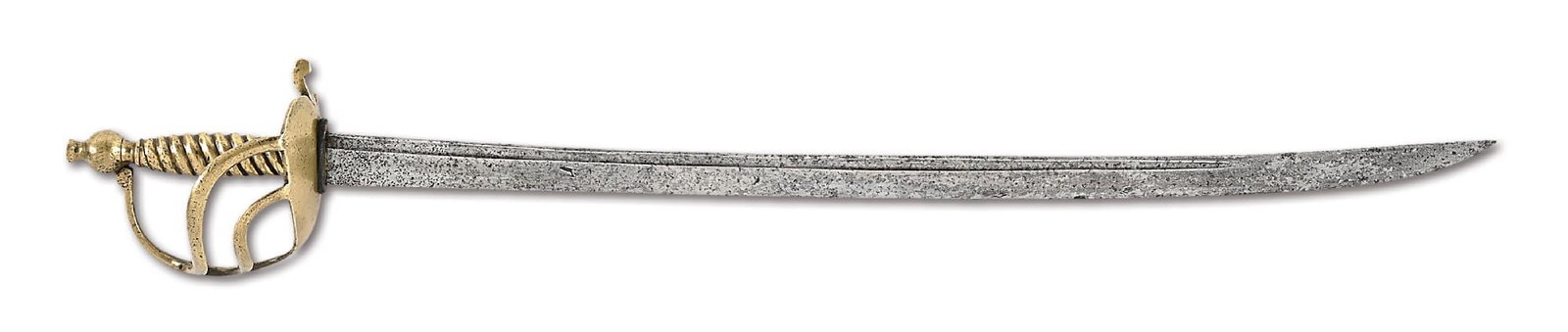 ENGLISH 18TH CENTURY GRENADIER SWORD MARKED WOOLEY & DEAKIN. (1 of 11)