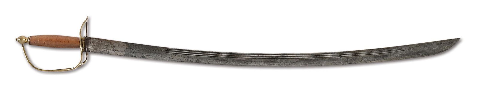 SEMI WAGON WHEEL AMERICAN REVOLUTIONARY WAR HORSEMAN'S SABER. (1 of 10)