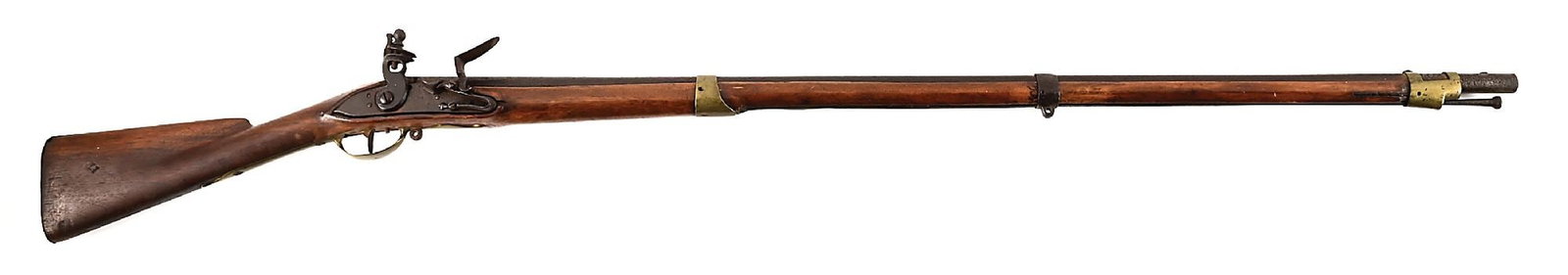 (A) RARE FRENCH MODEL 1763/66 MARINE MUSKET. (1 of 12)