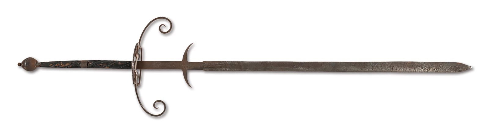 TWO HANDED PARADE SWORD. (1 of 7)