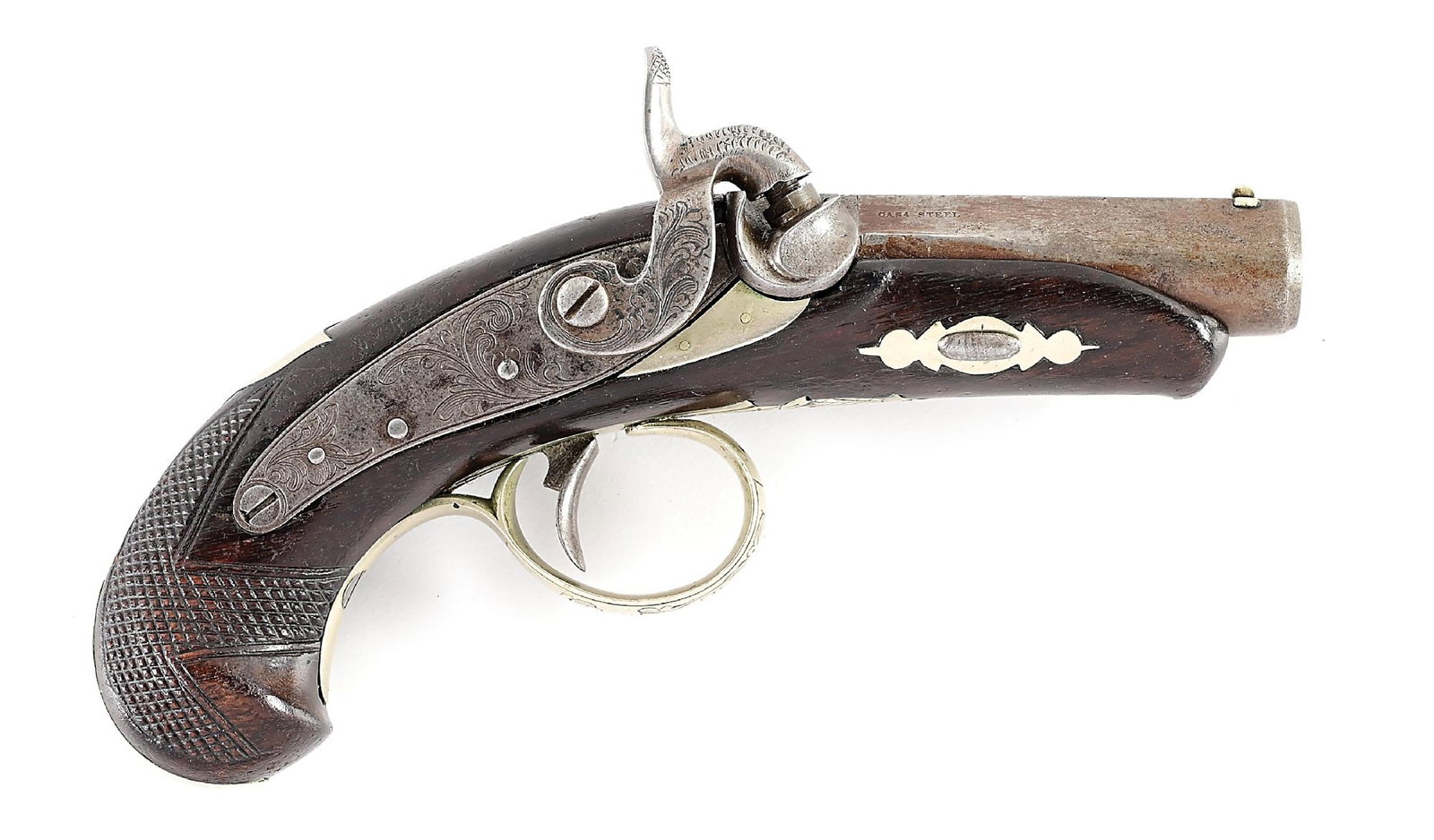 (A) C.SUTTER SELMA ALABAMA PERCUSSION POCKET DERRINGER. (1 of 8)