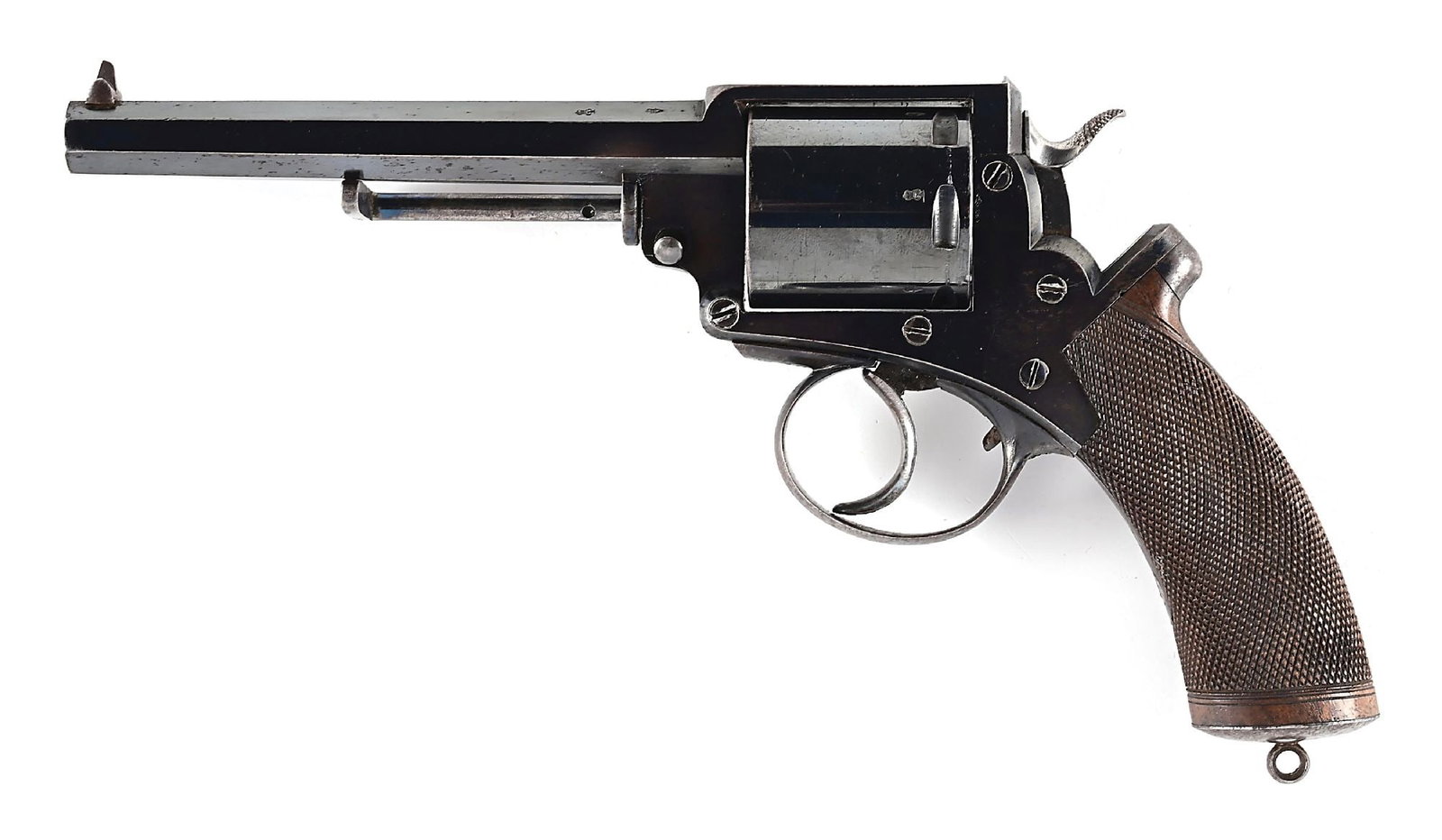 (A) HIGH CONDITION & RARE JOHN BLANCH RETAILER MARKED ADAM'S PATENT MODEL 1872 MARK II DOUBLE ACTION (1 of 9)