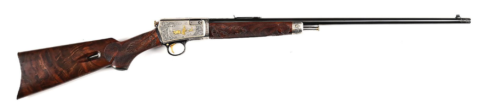 (C) NICK KUSMIT ENGRAVED WINCHESTER MODEL 63 .22 LR SEMI-AUTOMATIC RIFLE. (1 of 11)