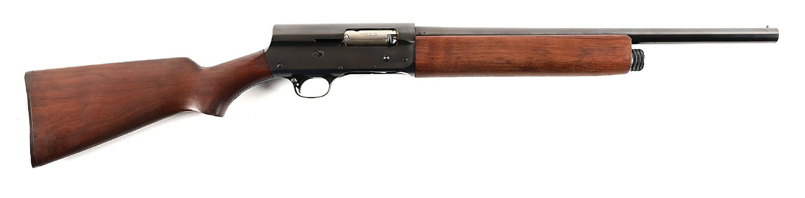 (C) STUNNING REMINGTON MODEL 11 SEMI-AUTOMATIC RIOT SHOTGUN. (1 of 15)