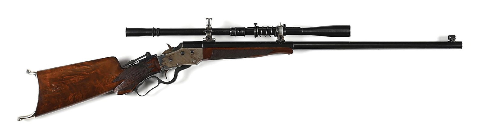 (A) DELUXE BULLARD SMALL FRAME SINGLE SHOT RIFLE. (1 of 7)