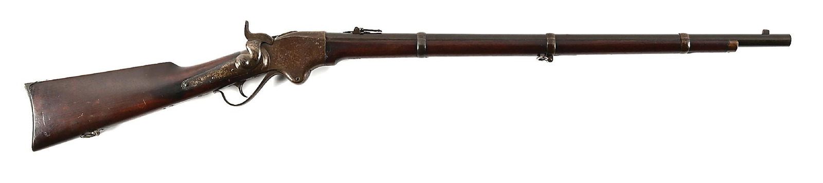 (A) SPENCER MODEL 1860 MILITARY RIFLE. (1 of 9)
