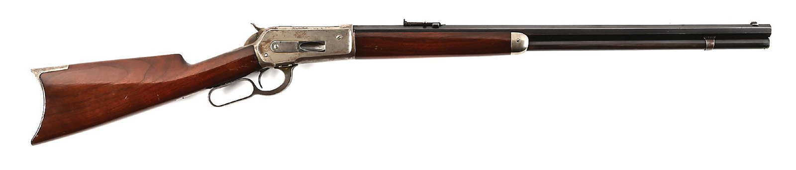 (A) WINCHESTER MODEL 1886 .45-70 LEVER ACTION RIFLE. (1 of 11)