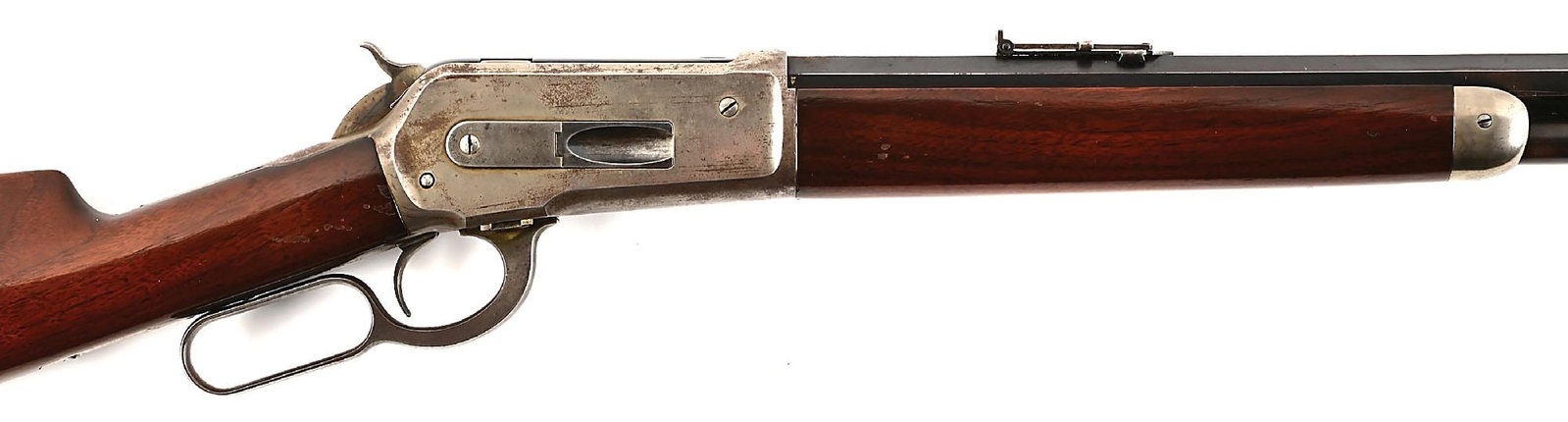 (A) WINCHESTER MODEL 1886 .45-70 LEVER ACTION RIFLE. - 3
