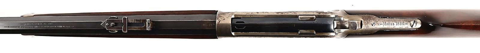 (A) WINCHESTER MODEL 1886 .45-70 LEVER ACTION RIFLE. - 6