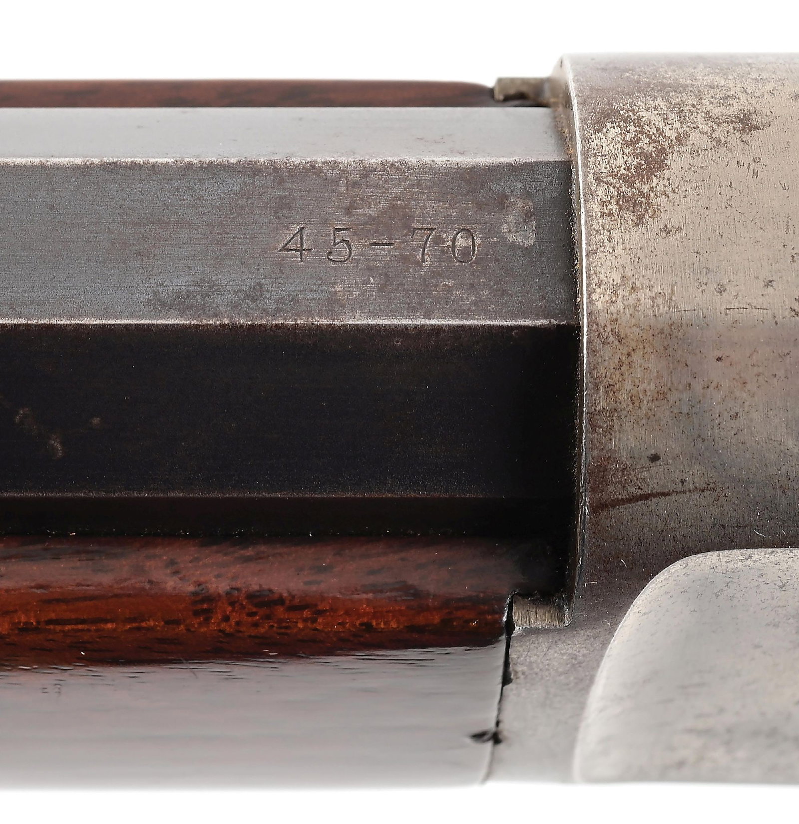 (A) WINCHESTER MODEL 1886 .45-70 LEVER ACTION RIFLE. - 8