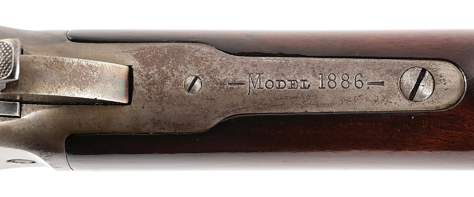 (A) WINCHESTER MODEL 1886 .45-70 LEVER ACTION RIFLE. - 9