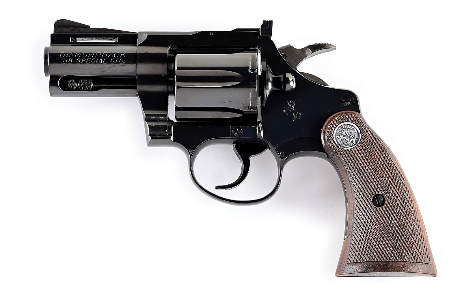 (C) EARLY COLT DIAMONDBACK .38 SPECIAL DOUBLE ACTION REVOLVER. (1 of 9)