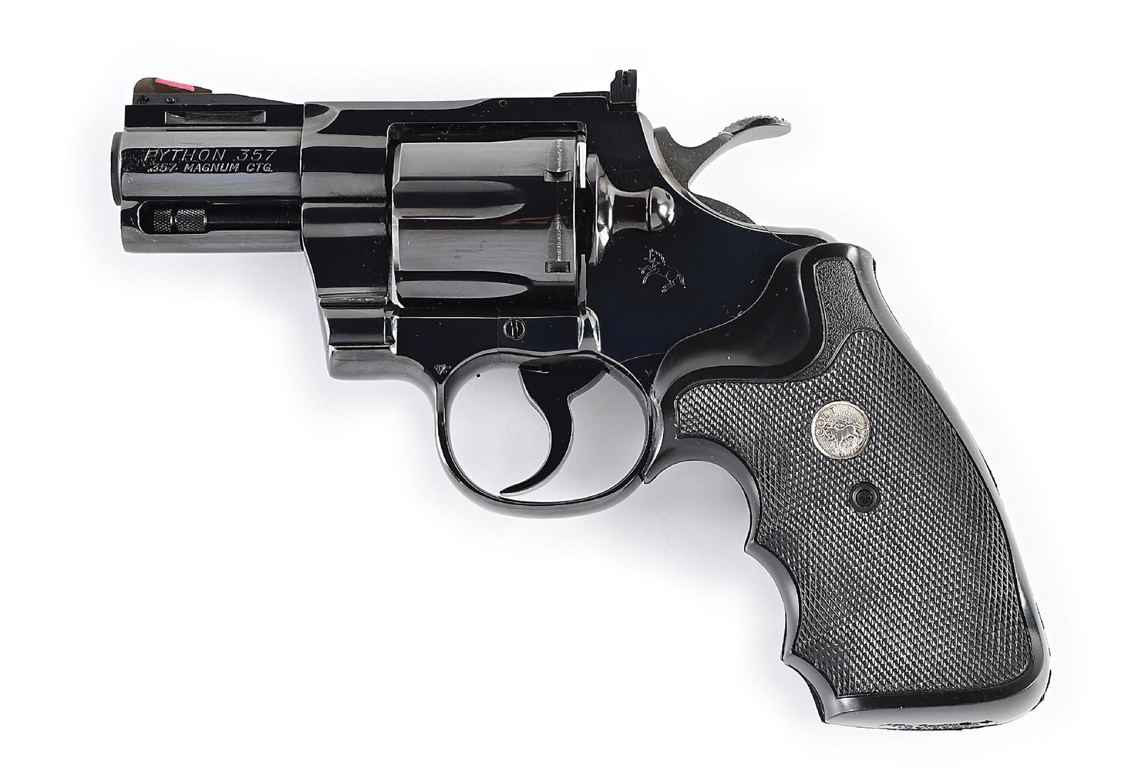(M) DESIRABLE 2 - 1/2" COLT PYTHON .357 MAGNUM DOUBLE ACTION REVOLVER WITH BOX (1 of 9)