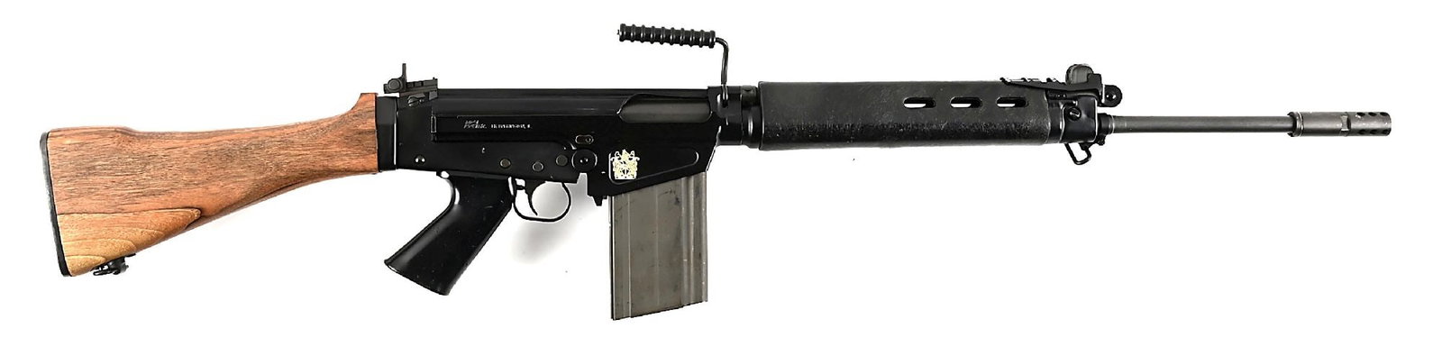 (M) DSA INC CUSTOM RHODESIAN R1 FAL 7.62X51MM SEMI-AUTOMATIC RIFLE SERIAL NUMBER 3. (1 of 9)