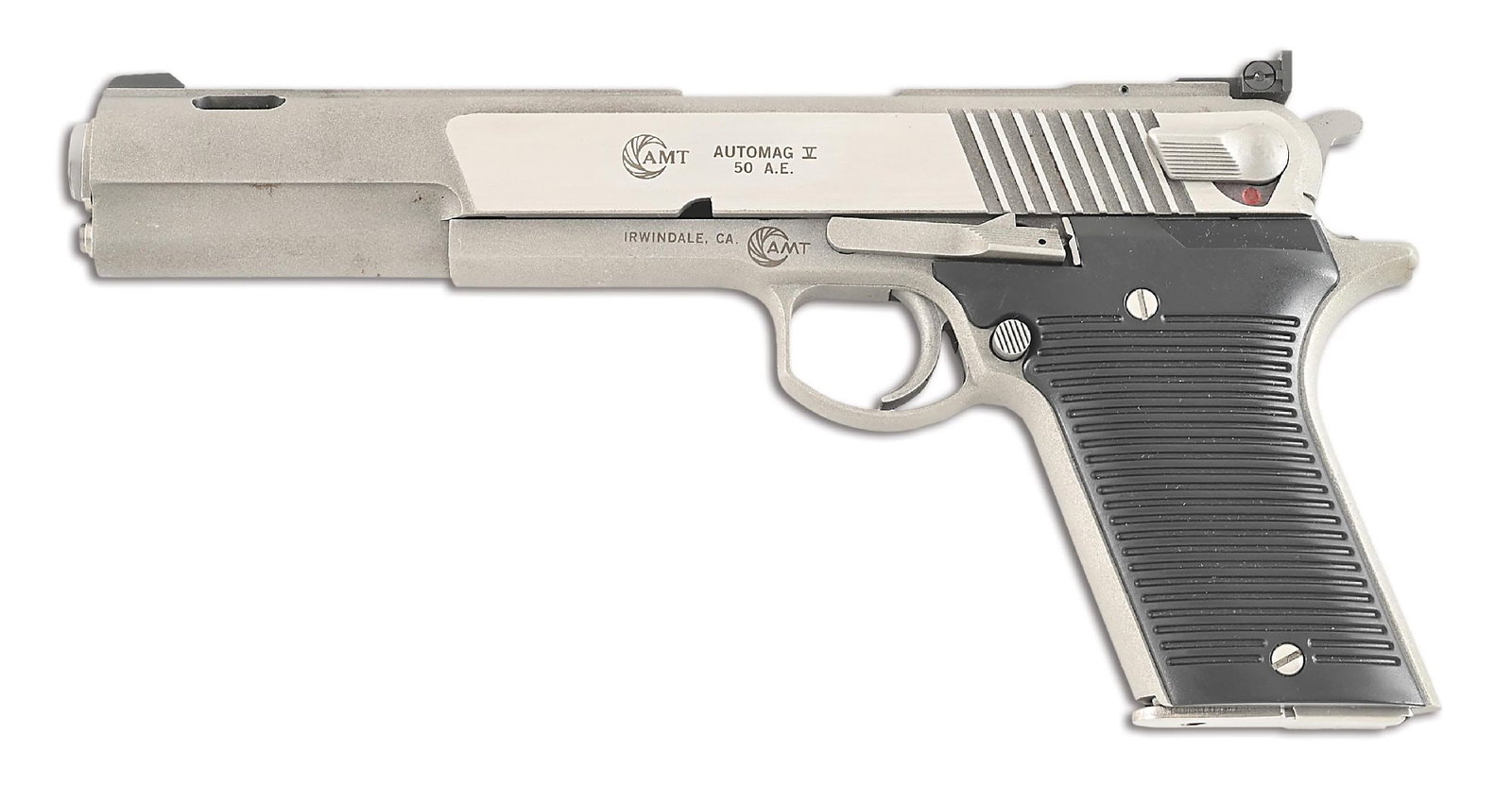 (M) AMT AUTOMAG V SEMI-AUTOMATIC PISTOL IN .50 AE. (1 of 6)