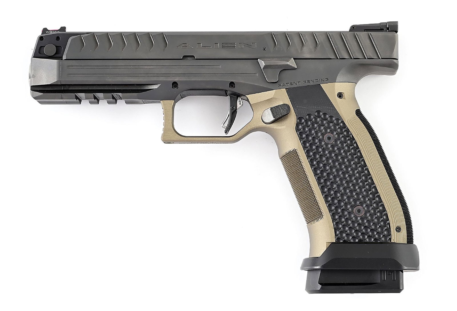 (M) LAUGO ARMS ALIEN SEMI-AUTOMATIC 9MM PISTOL WITH CASE. (1 of 10)