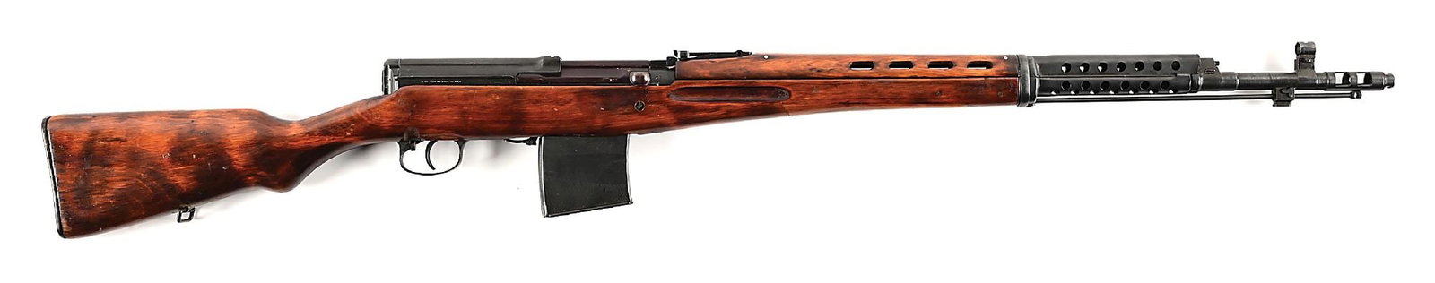 (C) RUSSIAN TULA SVT-40 7.62X54R SEMI-AUTOMATIC RIFLE. (1 of 19)