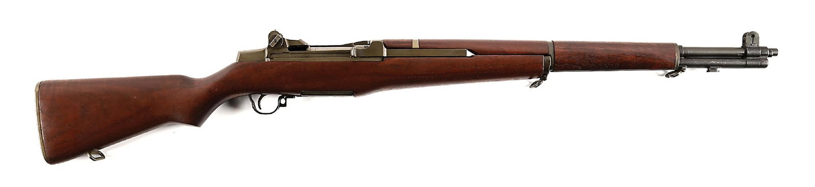 (C) WWII SPRINGFIELD ARMORY M1 GARAND SEMI-AUTOMATIC RIFLE. (1 of 9)