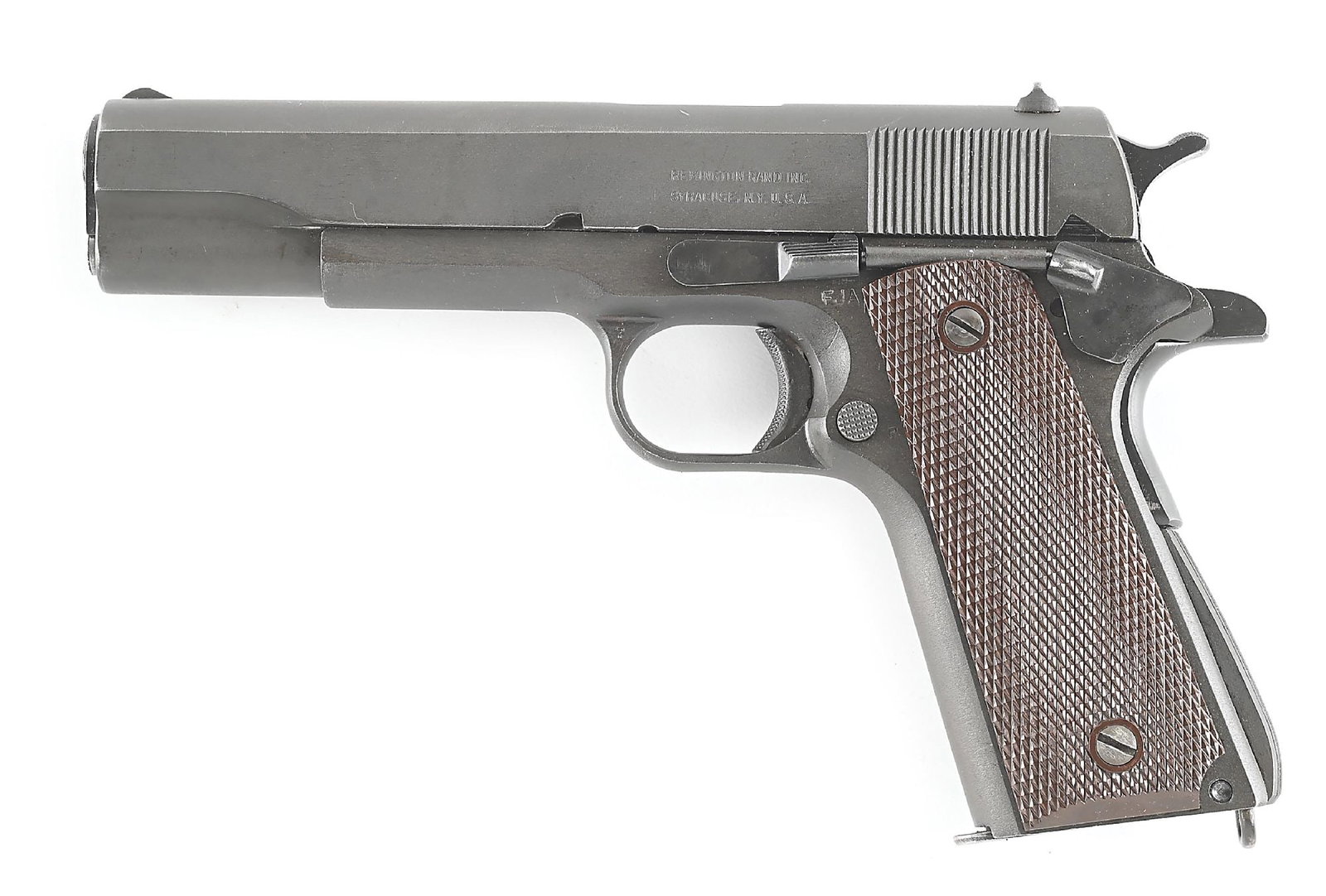 (C) REMINGTON RAND 1911A1 .45 ACP SEMI-AUTOMATIC PISTOL (1943). (1 of 6)