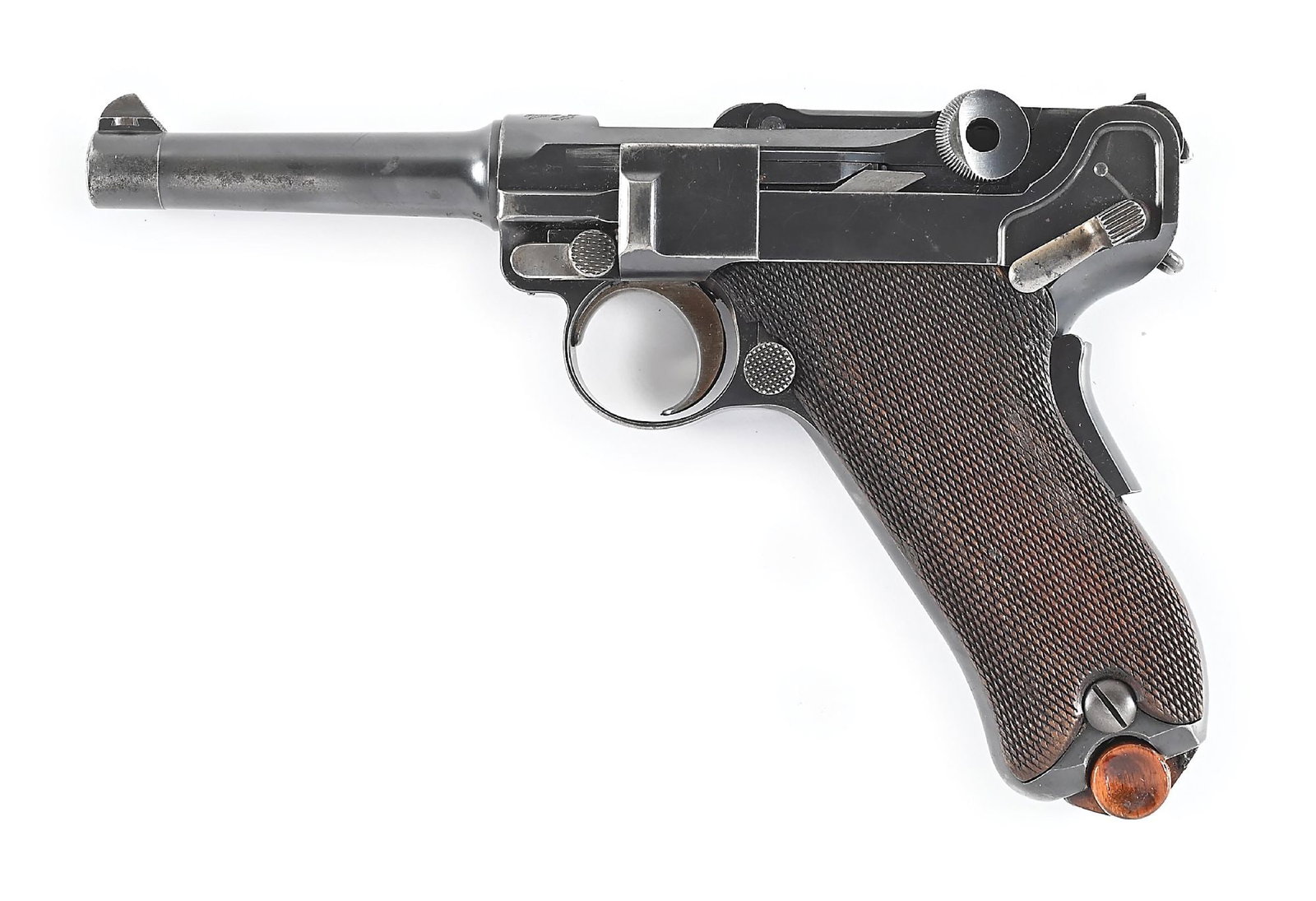 (C) DWM MODEL 1902 FAT BARREL AMERICAN EAGLE 9MM LUGER SEMI-AUTOMATIC PISTOL. (1 of 9)
