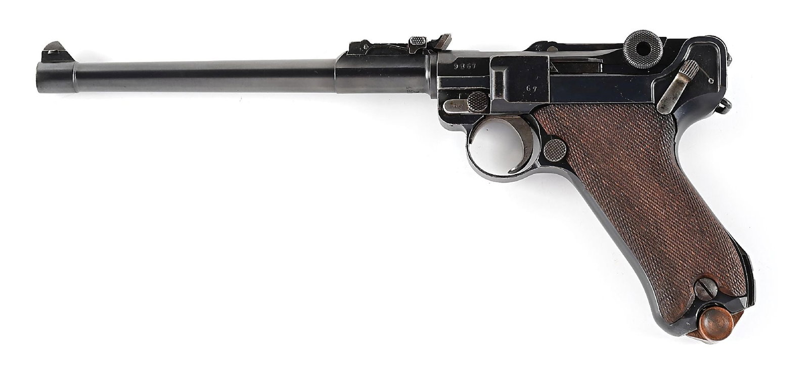 (C) DWM LP.08 ARTILLERY LUGER SEMI-AUTOMATIC PISTOL. (1 of 11)