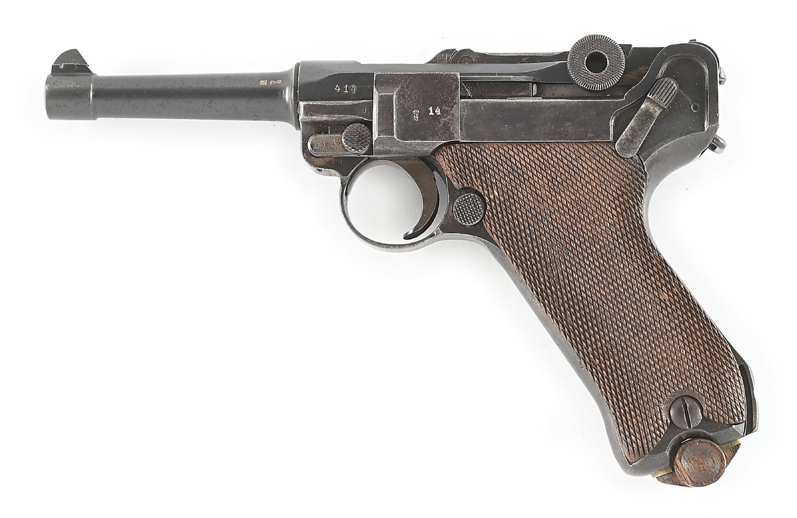 (C) ERFURT P.08 LUGER 9MM SEMI-AUTOMATIC PISTOL WITH HOLSTER. (1 of 13)