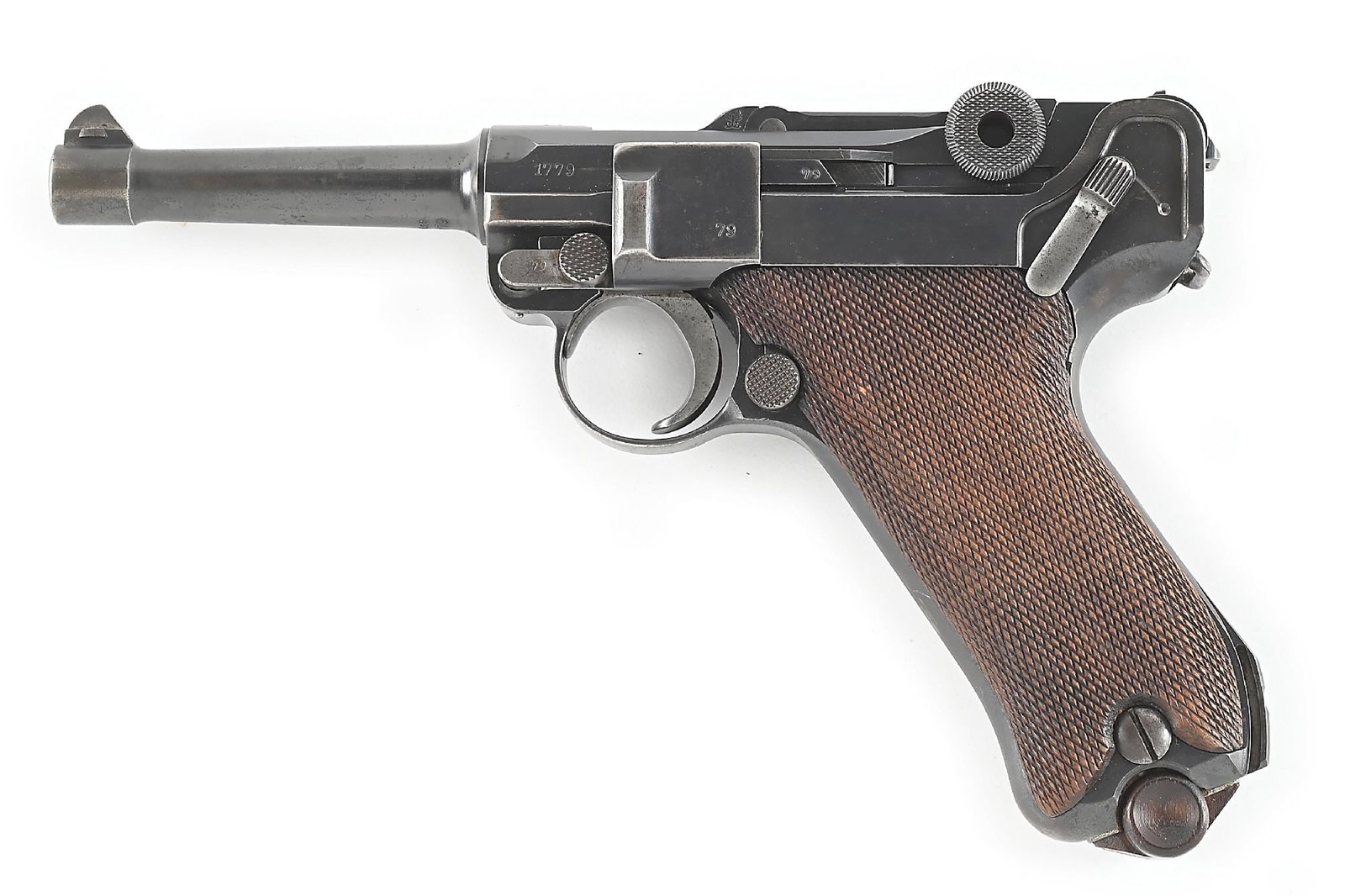 (C) DWM P.08 LUGER 9MM SEMI-AUTOMATIC PISTOL WITH HOLSTER (1914) (1 of 14)