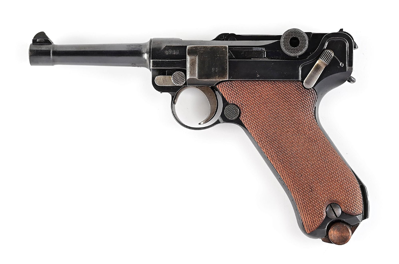 (C) DWM P.08 LUGER 9MM SEMI-AUTOMATIC PISTOL (1917). (1 of 12)