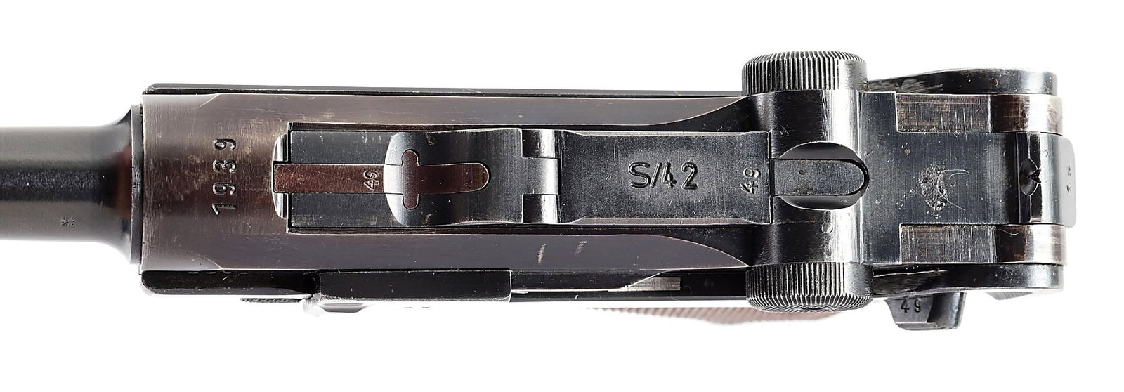 (C) 1939 DATED S/42 CODE P.08 LUGER SEMI-AUTOMATIC PISTOL. - 5