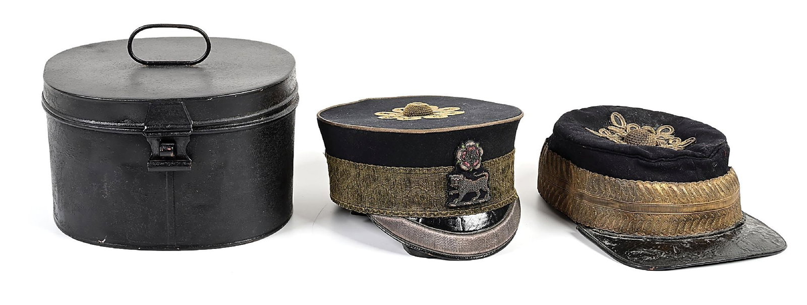 LOT OF 2: BRITISH CRIMEAN WAR AND LATE VICTORIAN FORAGE CAPS. (1 of 11)