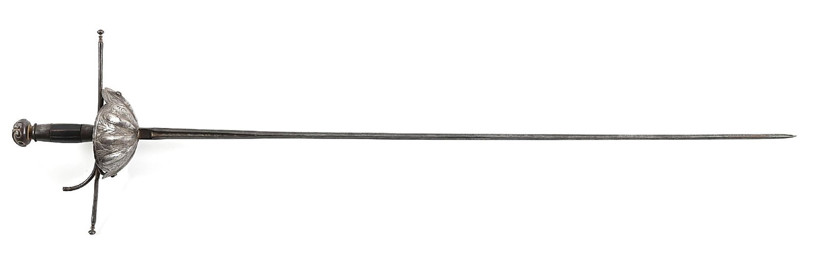SPANISH COLONIAL RAPIER WITH HORN GRIP (1 of 9)