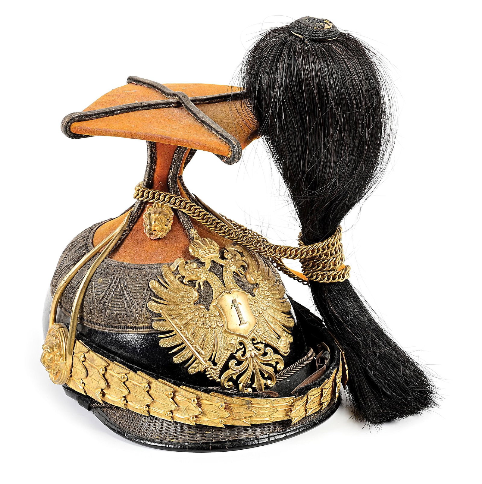 AUSTRO-HUNGARIAN UHLAN OFFICER'S CZAPKA. (1 of 9)